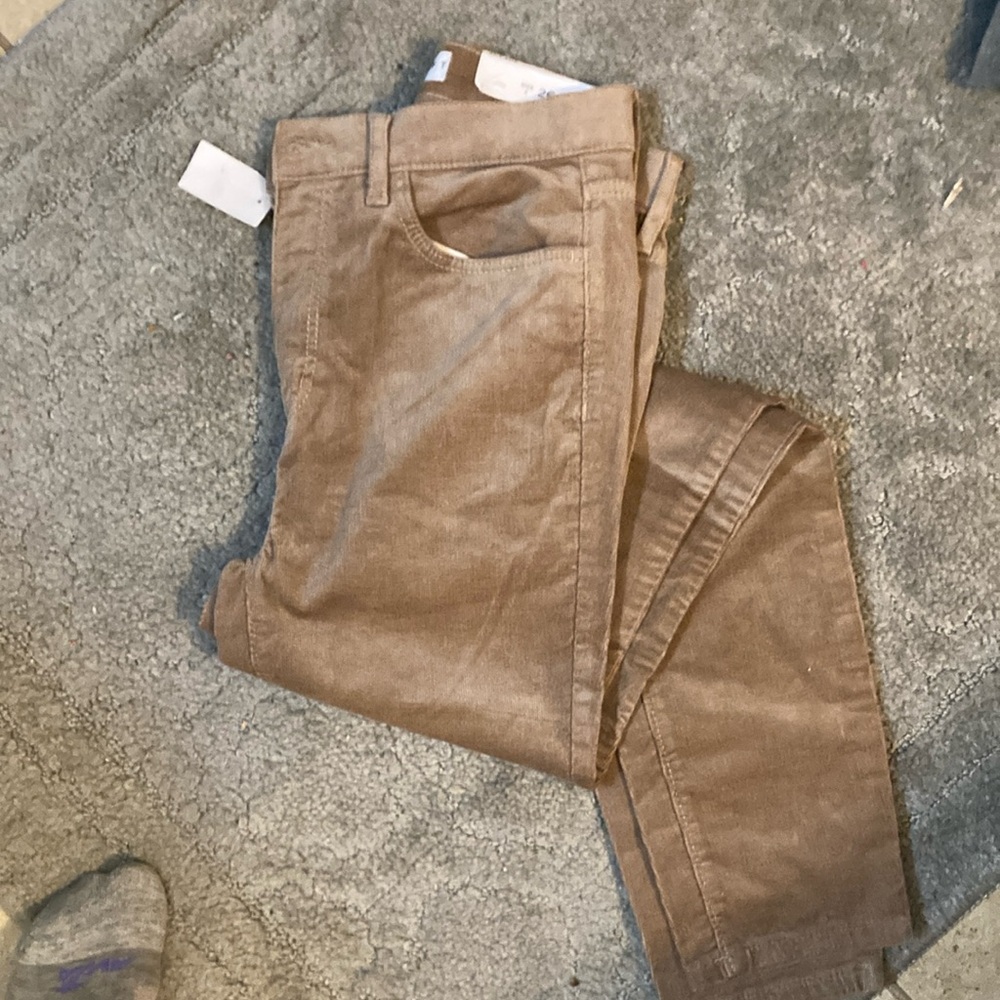 Corduroy loft pants